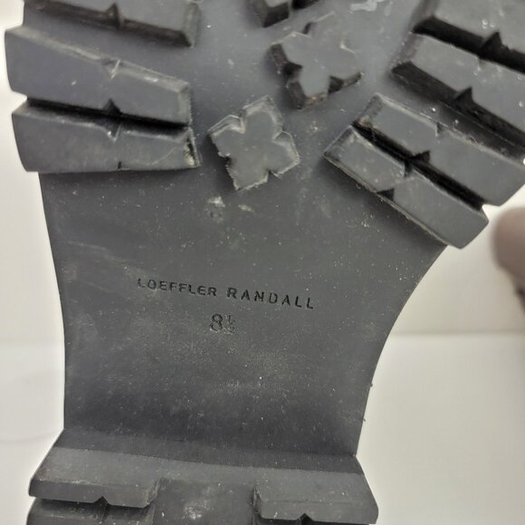 Loeffler Randall Toni Lug Sole Platform Boots Espresso Brown 8.5 - Picture 9 of 10